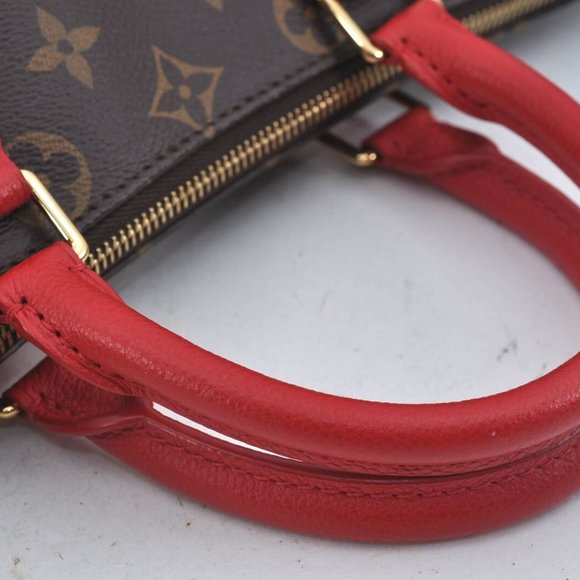 Tournelle PM Monogram Canvas Red Shoulder Bag - Picture 4 of 10